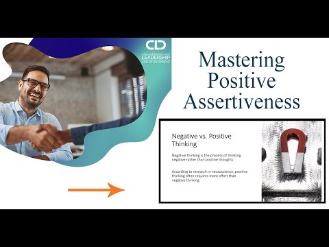 Mastering Positive Assertiveness Course Demo Youtube