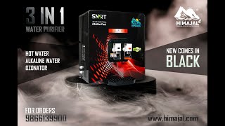 Himajal SMART Alkaline Water Purifier (Black) - 3 in 1 Water Purifier with Ozonator