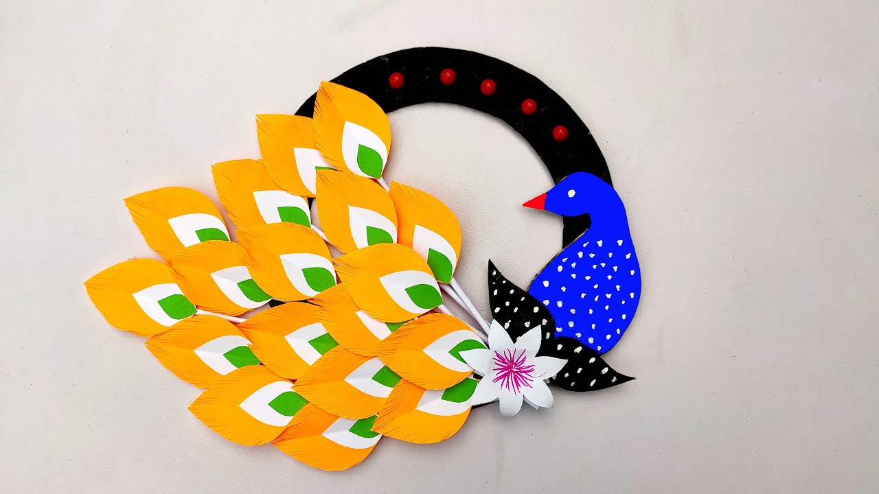 Independence Day Craft | Republic Day Craft Ideas | How To Make Peacock ...