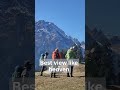 this is how heaven looks alike when you trek in the himalayas trekking walk youtubeshorts youtube