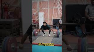 132 kg SNATCH 67 kg category WEIGHTLIFTING | T MADHAVAN #weightlifting #fitness #motivation