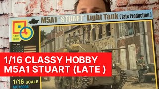 Classy Hobby 1/16 M5A1 Stuart Late Production MC16006: A look inside the box