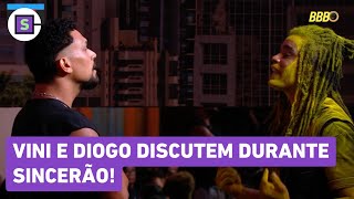 BBBB 25: Diogo e Vini discutem durante Sincerão!