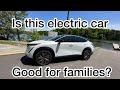 Is this electric car good for families? #nissan #tesla #demo