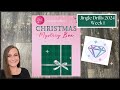 Jingle Drills 2024 Week 1 || Unbox My Diamond Art Club Christmas Mystery Box with me!