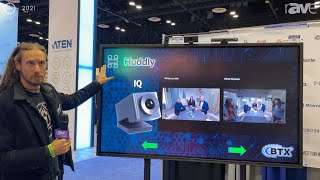 InfoComm 2021: Huddly Displays Huddly IQ Conferencing Camera on the BTX Stand