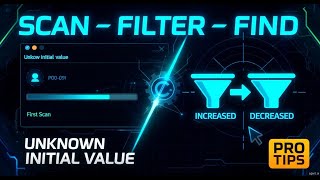 How to Scan for Unknown Initial Values in Cheat Engine | Advanced Memory Hacking Tutorial