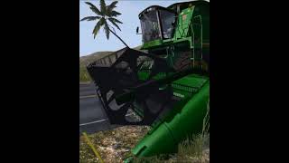 BeamNG Realistic Combine Car Crash II Fail and Accident #Crashes #Accidents #beamng