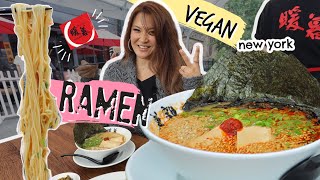 🚩ADDICTING JAPANESE #vegan PORK BROTH RAMEN •  Restaurant Review • NYC Ramen Danbo