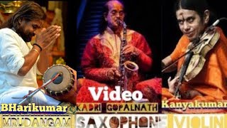 Kadri Gopalnath Great performance|Kanyakumari violin|B harikumar Mridangam|KadriGopalnath|Saxophone