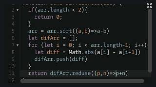 Codewars Sum of differences in array