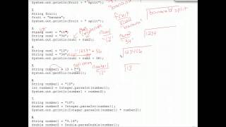 Java String Tracing Worksheet #1