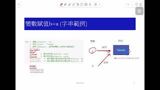 [10分鐘搞懂機器學習] A.1 不同意的請舉手 Python必學概念(1/4)：變數variable、參照reference、物件object