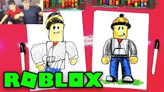 Roblox Art Videos 9tube Tv - how to draw roblox art witn kids coloring builderman