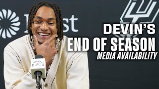 Devin Vassell's End of Season Media Availability | 23-24 San Antonio Spurs