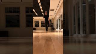 Practice in mirror popping gliding expg New York City hip hop