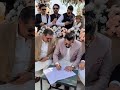 nikah ceremony 😍❤️ beautiful couple mashallah 💕✨ shorts nikah pakistani wedding