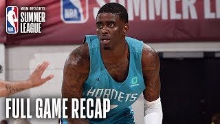 HORNETS vs WARRIORS | Strong Effort From Bacon & Graham Leads CHA | MGM Resorts NBA Summer League