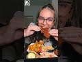 lyss takes on dave’s hot chicken sandwich tenders u0026 mac attack shorts mukbang trending