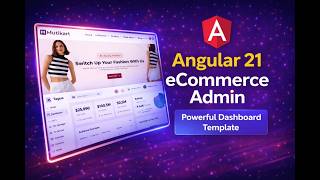 Angular 21 eCommerce Admin Template | Complete Store + Dashboard (Frontend + Admin Panel)