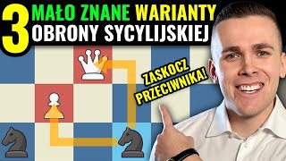 Obrona Sycylijska - WARIANTY, które ZASKOCZĄ PRZECIWNIKA ⚔️ Debiuty czarnymi | Michał Kanarkiewicz