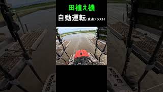 田植え機　自動運転　【クボタ NW8S】#shorts