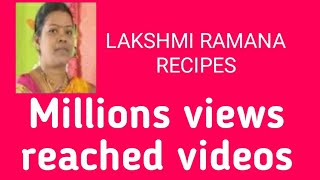 మిలియన్స్ వ్యూస్ చేరుకున్న వీడియోస్ /Millions+ views videos in my channel.Links in description box.