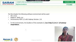 LectureVideo_17CS82_BigData Analytics_Module1_Running MapReduce Examples_C.Sharon Roji