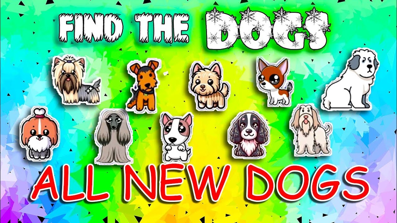 All New Dogs Find The Dogs Roblox Youtube