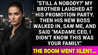 At My Brother's Success Party, They Called Me A Failure—Then His Boss Called Me "CEO"