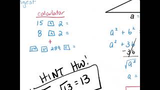 Essentials Pythagorean Theorem Notes Part 2