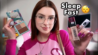 ASMR Popular Girl does Your Makeup in Class 📚 ASMR School Makeover for Sleep 📚