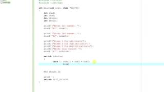 15 C Programming Tutorial = switch statement Part 2