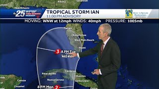 Tropical Storm Ian forms Friday in the Caribbean with Florida in its path