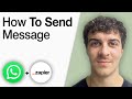 How To Send Whatsapp Message From Zapier [2025 Full Guide]