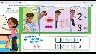 Kindergarten Math Lesson 2-5 "Model with Math"