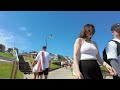 walking around sydney australia bronte beach to bondi beach 4k uhd video walk binaural audio