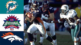 Dolphins vs Broncos 1998 AFC Divisional