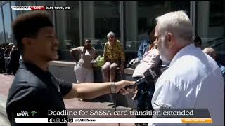 Deadline for SASSA card transition extended