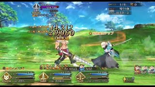 【FGO TA】 天地天空大回転 沖田さんで 2T【アドバンスドクエスト】