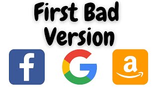 First bad version leetcode | first bad version leetcode python | leetcode | interview question