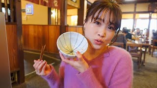 【美巨乳×蕎麦】食べたいものを食べます！高尾山で蕎麦を食べました〜(あやぱいvlog)