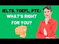 Which Test Should You Take: IELTS, TOEFL, or PTE? | Fabi English