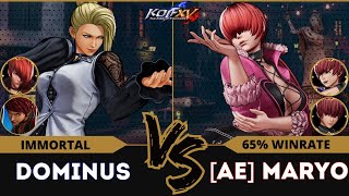 KOF XV⭐ DOMINUS (Iori/Mature/Vice) vs AE MARYO (Chris/O.Chris/Shermie)⭐Ranked Match - 01/25