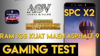 Gaming test SPC X2 Android Go ram 1gb game HD lancar !?