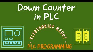 Down Counter in PLC