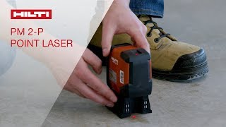 OVERVIEW of Hilti's PM 2-P compact two-point laser