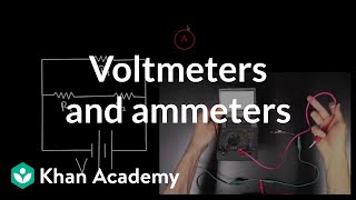 Voltmeters and Ammeters | Circuits | Physics | Khan Academy