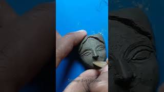 Maa durga small size face making 😍