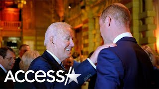 President Joe Biden & Prince William Share Laugh At COP26